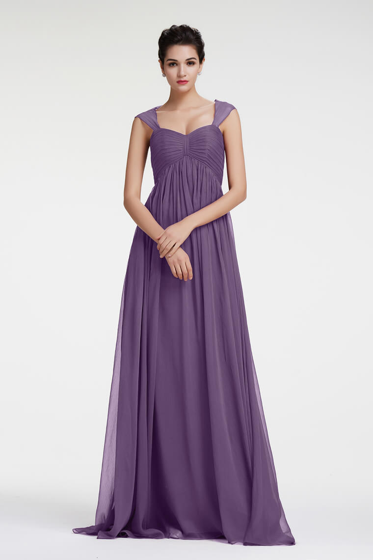 Dusty Lavender Maternity Bridesmaid Dresses