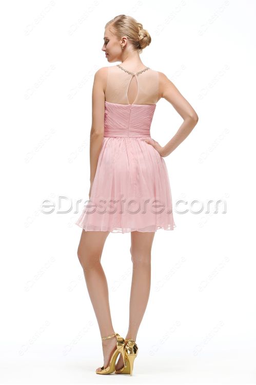 Light Pink Short Prom Dress