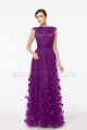 Modest Magenta Mother of the Bride Dresses Cap Sleeves