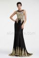 Black Mermaid Sparkly Pageant Dresses Prom Dress