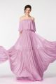 Wisteria Boho Bridesmaid Dress with Off the Shoulder Wrap