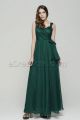Dark Green Evening Dress with Straps Bridesmaid Dresses