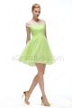 Cap Sleeves Green Cocktail Dresses Short