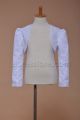 White Lace Bolero First Communion Jacket Long Sleeves