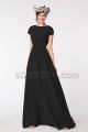 Modest Black Bridesmaid Dresses with Sleeves