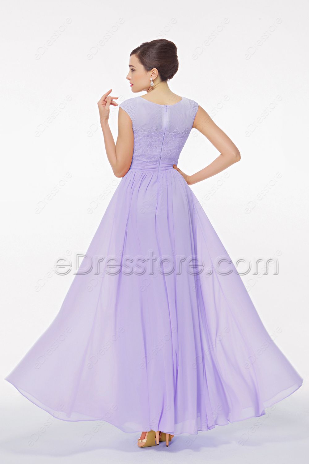 Modest Lavender Formal Dresses for Wedding | eDresstore
