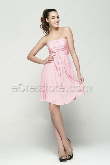 Light Pink Short Prom Dresses