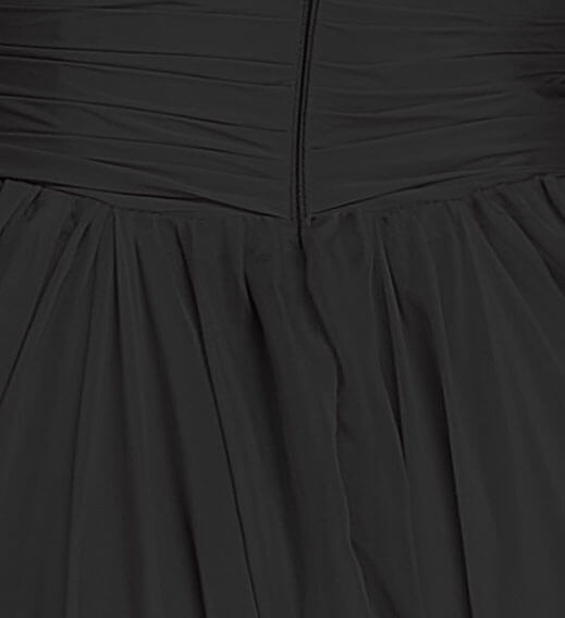Halter Black Chiffon Bridesmaid Dresses Long | eDresstore