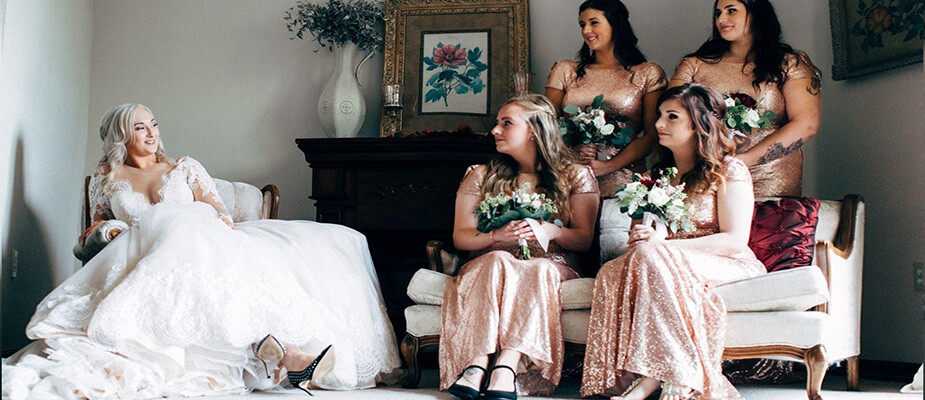 10 Modest Bridesmaid Dresses With Sleeves That Will Slay Your Wedding Day Look